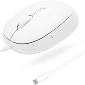Minimalist Wired Mouse with Back Button