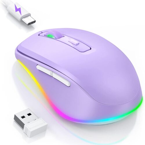 Anti Sleep Wireless Mouse with LED Indicator Prevents Computer Sleep Mode