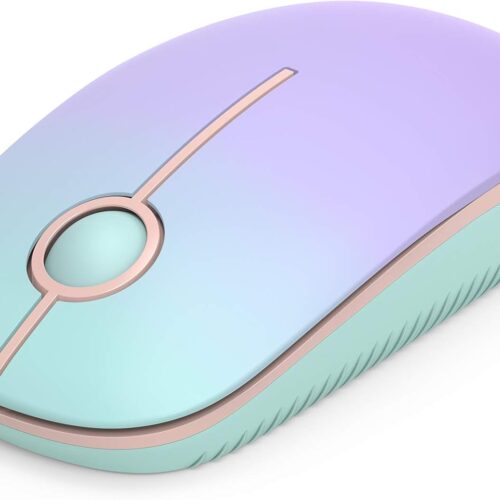 Ultra Slim 2.4G Wireless Mouse Portable Low Noise with Nano Receiver