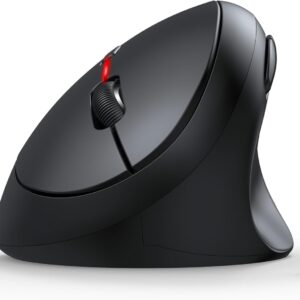 Vertical Wireless Mouse 4800 DPI with 5 Adjustable Levels 6 Buttons 2.4G
