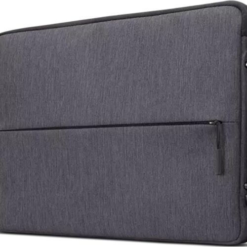 Water resistant laptop sleeve fits 14 inch laptops and tablets charcoal grey color