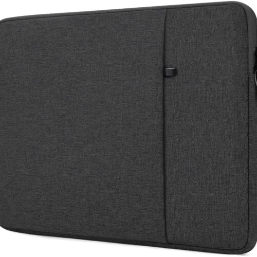 Slim protective travel laptop sleeve with checker pattern fits 13-13.6 inch laptops