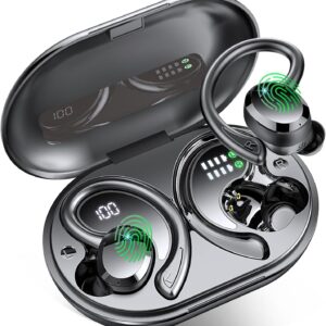 Wireless Sports Headphones Bluetooth 5.4 Deep Bass 56 Hour Battery Life