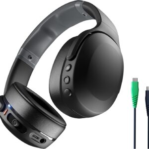 Wireless Over Ear Headphones with 40 Hour Battery Life and Microphone