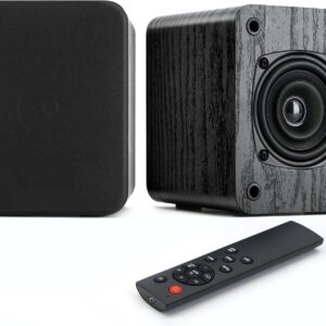 Active Bluetooth Bookshelf Speakers 40W Full Range Stereo