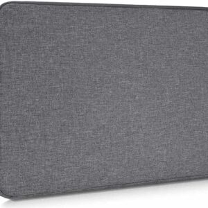 Water resistant laptop sleeve case fits 17.3 inch touchscreen and standard laptops computer notebook bag
